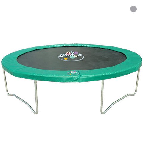 Childrens Toyshop  Toys : Air Launch® Silver 10ft Trampoline Pack FREE: Delivery | Ladder | Weather Cover | Shoe Bag | Fix Kit