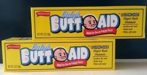 2 PACK-2 OZ. BABY BUTT DIAPER RASH OINTMENT