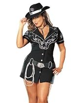 Rhinestone Cowgirl Sexy Women's Costume Adult Halloween Outfit - Size 3X/4X, Dress Size 18-20
