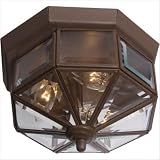 Classic 3-Light Flush Mount - Country Stone