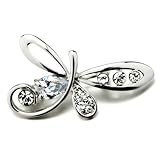 Elegant Crystal Flying Dragonfly Brooches And Pins