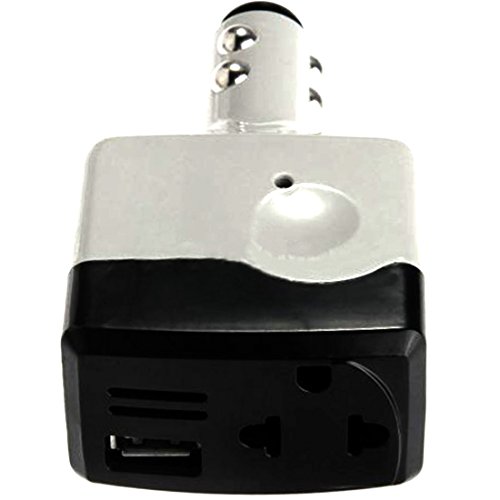 Car Usb Charger Power Inverter Adapter Dc To Ac Converter 220V Abs Splitter 12V-24V