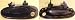 1993-1997 Toyota Corolla Left Side Front Only Black Outside Door Handle FRNT,LH,BLACK...