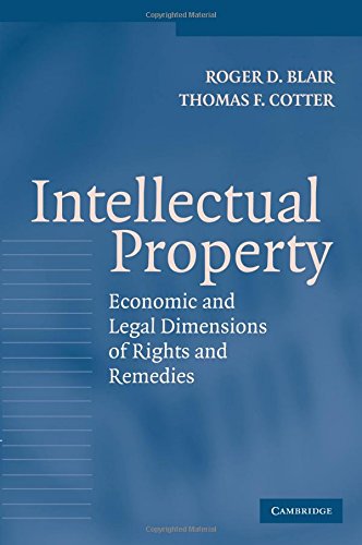 intellectual property economic and legal dimensions of rights and remedies