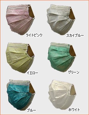 欧米医療機関向け★耐水機能付きサージカルマスク（ライトピンク）50枚入り【4箱以上送料無料】