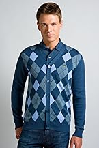 Argyle Supima Cotton Cardigan Sweater