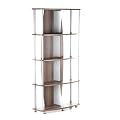HJH Office/Buerostuhl24 673840 B�roregal / B�cherregal Kent walnuss