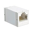 CableWholesale CAT5 E (RJ45) Female/Female Inline Shielded Coupler, Silver (301-C50S)