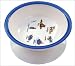 Suction Bowl Baby Cie Transportation: Les Transports BLUE Melamine Colorful melamine dinnerware with wording