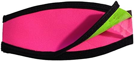 EZ Wrap - Pink/Green Reversible Strap Cover for Scuba or Snorkel Mask