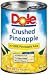 Dole Crushed Pineapple in 100% Juice, No Sugar Added 20 oz