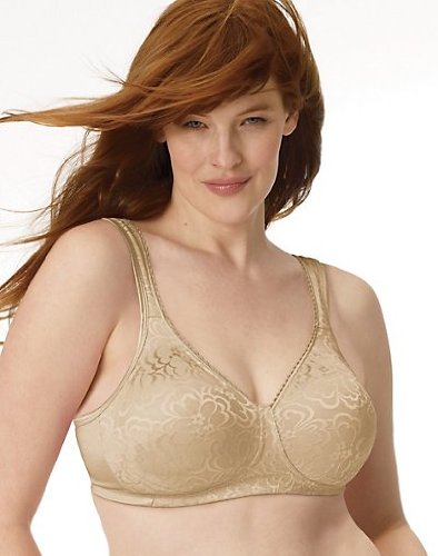 Playtex Womens Cross Your Heart Lined Side Shaping Soft Cup, White, 40D