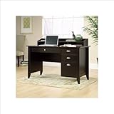 Sauder Shoal Creek Desk in Jamocha Wood