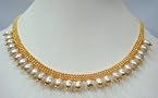 Necklaces - SIMPLE N SOBER PEARLS NECKLACE FROM HYDERABAD
