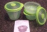 Tupperware STUFFABLES Flex MINI Set of 3 Green