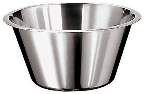 Paderno World Cuisine 7 1/2 Inch Stainless Steel Flat Bottom Mixing Bowl