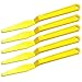 5pcs Yellow Spoon Vinyl Film Wrap Corner Squeegee with Long Handle Tint Tools