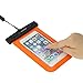 Premium Universal Waterproof Carrying Case - IPX8 Certified - Protects Against Water and Dirt - Up to 4.7” Screen Size - iPhone 7, SE, 6S, 6, 5s, 5 - Samsung Galaxy S7, Edge, S6, Edge, S5, S4 Orange