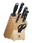 J.A. Henckels International Classic Forged 7-Piece Stainless-Steel Knife Set with Block
