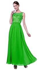 Chiffon Sleeveless Scoop Neck Lace Evening Dress/Homecoming Dress/Bridesmaid Dress/Prom Dress 