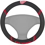 FANMATS NHL Detroit Red Wings Polyester Steering Wheel Cover