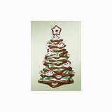 9.25 Artificial Gingerbread Christmas Tree Decoration with Peppermints - Unlit