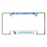 NCAA Kansas Jayhawks Metal License Plate Frame
