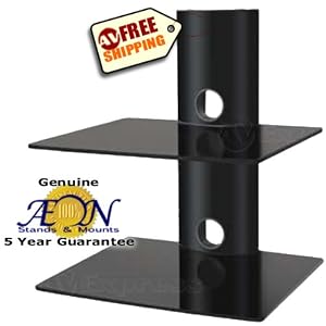 Component DVD Wall Mount Shelf-cable management for TV Wall Mount