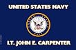 Navy Large Vehicle Bumper Sticker