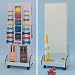 Celestial Dual Rac w/mirror - Item 5121M Vangaurd series Dual rac system - Physical Therapy / Exercise Equipment Storage Item# 5121M
