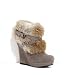 41MIoyHNMqL. SL75  Buckle Slouch Platform Heel Women Knee High Boot Sz 8