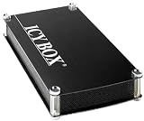 Icy Box IB-351ASTU-B Festplattengehäuse für 8,9 cm (3,5 Zoll) IDE/SATA-Festplatten USB 2.0 schwarz