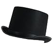 NEW FELT TOP HAT RING MASTER DANCE COSTUME STAGE BLACK - Large