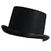 NEW FELT TOP HAT RING MASTER DANCE COSTUME STAGE BLACK - Small / Medium