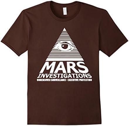 Men's Mars Investigations TShirt Medium Brown