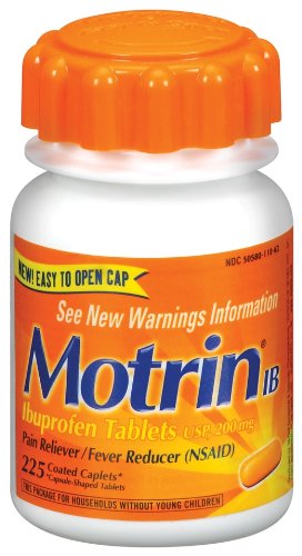 Motrin IB Caplets, 225-Count Box