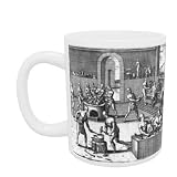 Peruvian goldsmiths, from 'Americae Tertia Pars VI' (engraving) (b/w photo) by Theodore de Bry - Mug - Standard Size