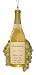 Vintage Tuscan Chardonnay Wine Bottle & Grapes Christmas Ornament #W7595