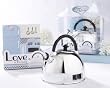 "Love is Brewing" Teapot Timer in Classic Retro Gift Box