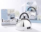 “Love is Brewing” Teapot Timer in Classic Retro Gift Box – Baby Shower Gifts & Wedding Favors