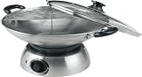 AEG WOK 5545 Wok Set 35 cm mit Glasdeckel