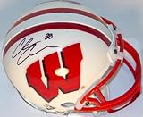 Chris Chambers Signed Wisconsin Badgers Riddell Replica Mini Helmet