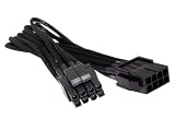 NZXT CB-8P 8-Pin Motherboard Power Extension Premium Cable (Black)