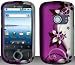Purple Flowers Hard Snap On Case Cover Faceplate Protector for Huawei Comet U8150 T-Mobile + Free Texi Gift Box