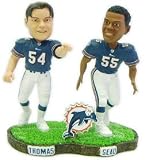 Miami Dolphins Seau & Thomas Forever Collectibles Bobble Mates