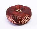 Red Gong or Singing Bowl Cushion 3 Inches