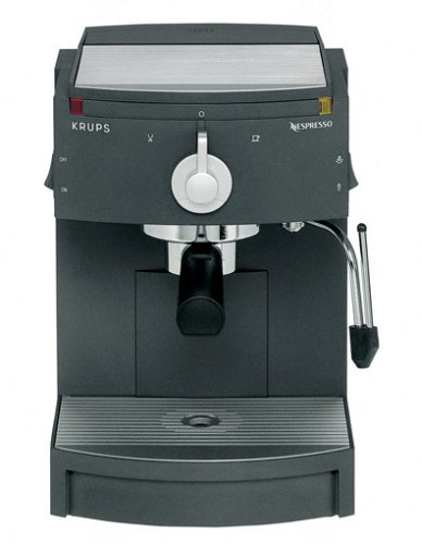 zur Zeit nicht verf�gbar: Krups F 893-41 Nespresso Espressomaschine Grau - Espressomaschine