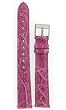 Watch band Genuine Crocodile Strap 14mm Pink