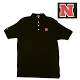 Nebraska Cornhuskers NCAA Classic Pique Polo Shirt (Black)