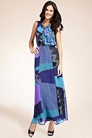 Per Una Geometric Print Maxi Dress